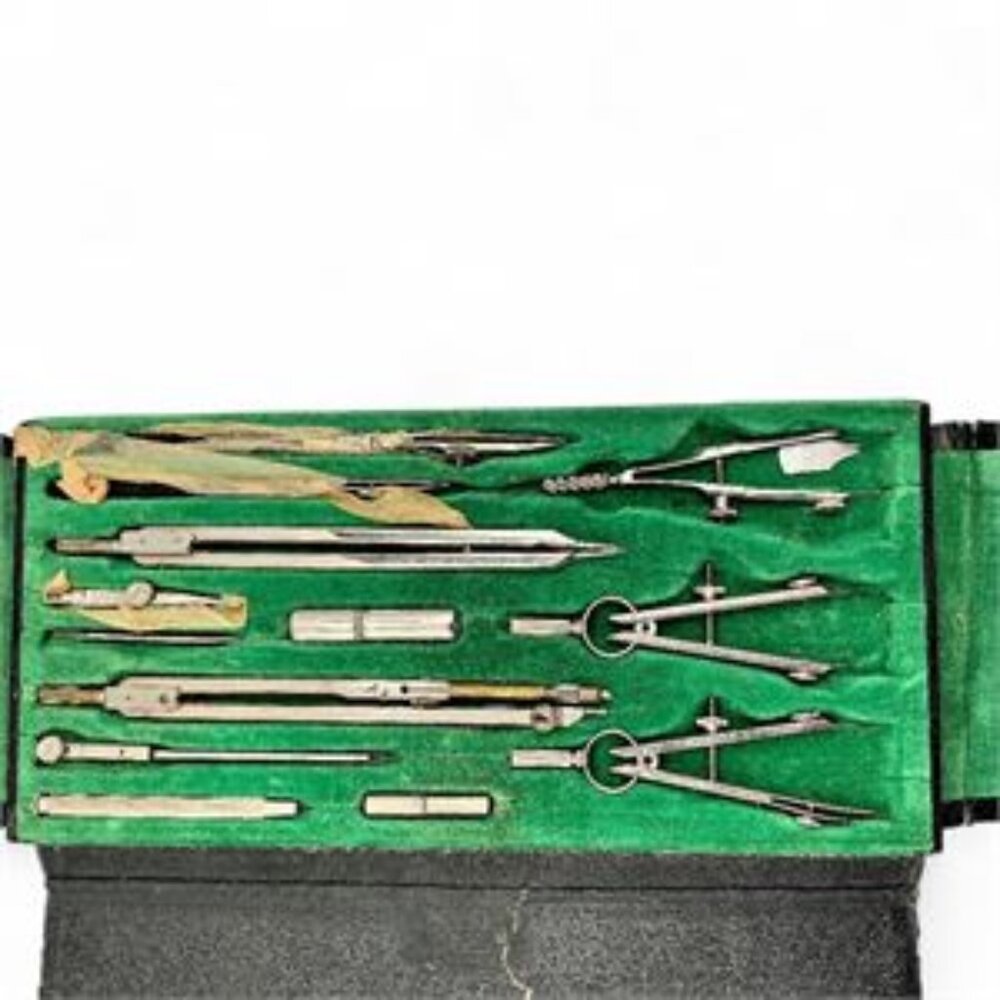 Vintage Tower (Sears) Drafting Instrument Set